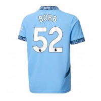 Manchester City Oscar Bobb #52 Hemmatröja 2024-25 Kortärmad